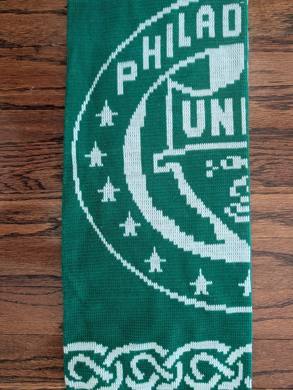 Adidas Philadelphia Union St. Patty's Day Celtic Scarf, Kelly Green